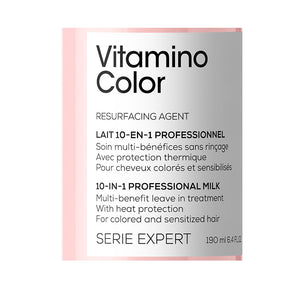 L'oreal serie expert vitamino color 10 in 1 milk - 10 in 1 per capelli colorati. azione anti-sbiadimento del colore