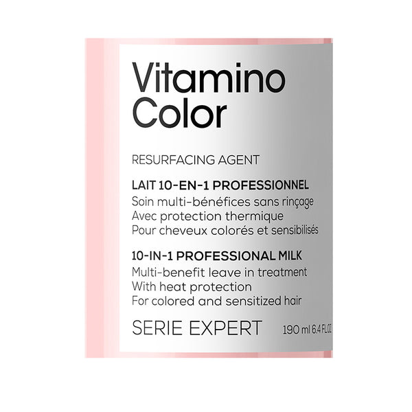L'oreal serie expert vitamino color 10 in 1 milk - 10 in 1 per capelli colorati. azione anti-sbiadimento del colore