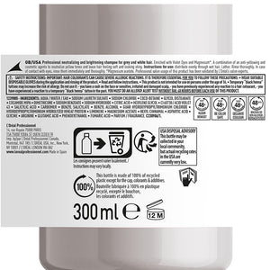 L'oreal serie expert silver shampoo - shampoo per capelli grigi e bianchi. neutralizza i riflessi gialli indesiderati