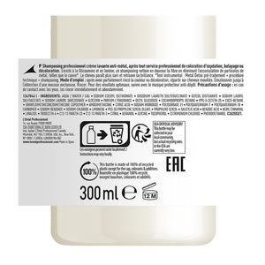 L'oreal serie expert metal detox shampoo - shampoo chelante anti-metallo. per tutti i tipi di capelli