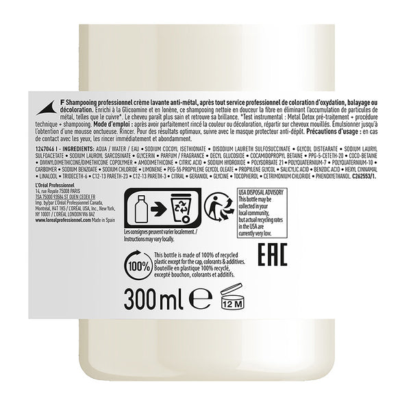 L'oreal serie expert metal detox shampoo - shampoo chelante anti-metallo. per tutti i tipi di capelli