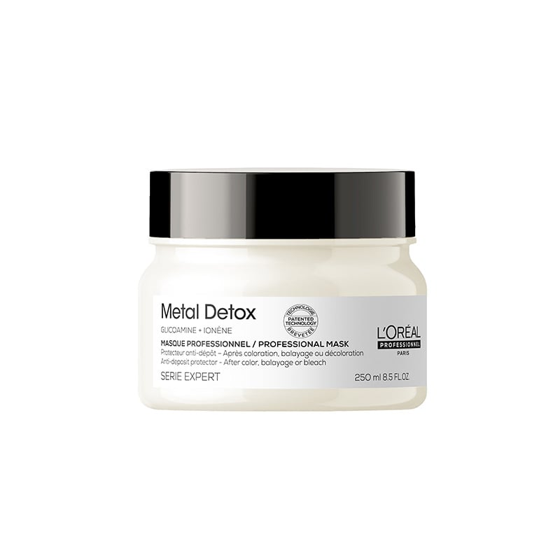L'oreal serie expert metal detox mask - maschera trattante anti-metallo. no particelle di metallo