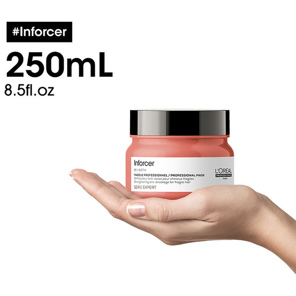 L'oreal serie expert inforcer mask - maschera per capelli fragili. capelli più resistenti e forti