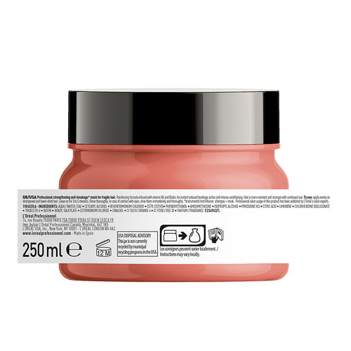 L'oreal serie expert inforcer mask - maschera per capelli fragili. capelli più resistenti e forti