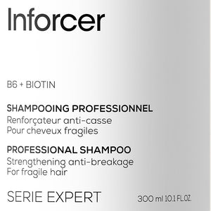 L'oreal serie expert inforcer shampoo - shampoo per capelli fragili. capelli più resistenti e forti