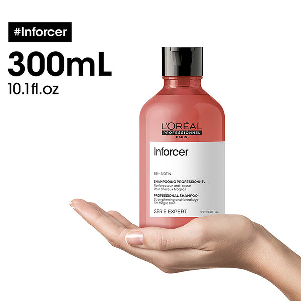L'oreal serie expert inforcer shampoo - shampoo per capelli fragili. capelli più resistenti e forti