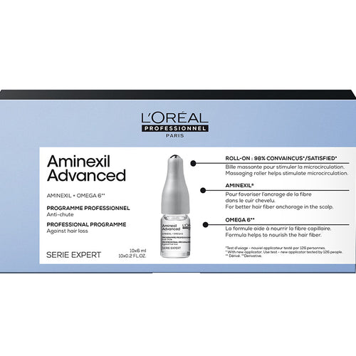 L'Oreal Aminexil Advanced - Anti-Hair Loss Vials with Aminexil and Omega 6
