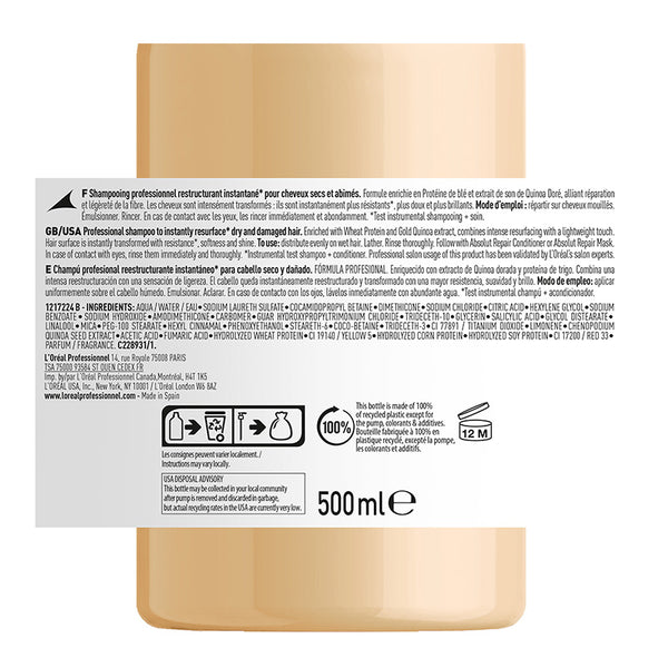L'oreal serie expert absolut repair shampoo - shampoo per capelli molto danneggiati