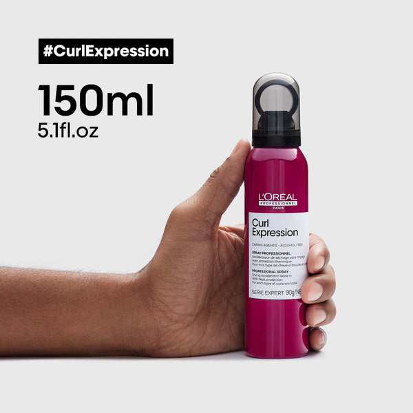 L'oreal serie expert curl expression professional spray - protegge i capelli dalle alte temperature e riduce i tempi di asciugatura