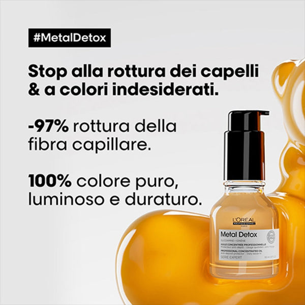 L'oreal serie expert metal detox olio - olio concentrato anti-deposito e protettore del colore