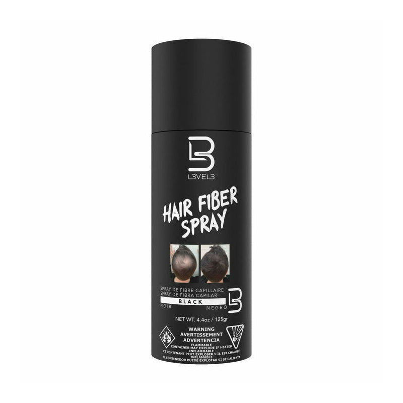 L3vel3 hair fiber spray black