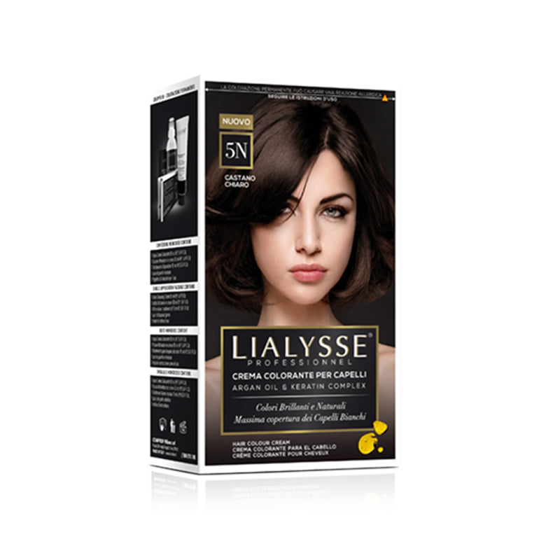 Lialysse kit crema colorante 5n castano chiaro