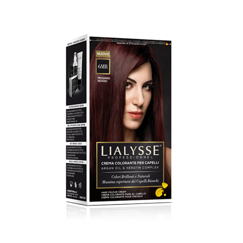 Lialysse kit crema colorante 6mr mogano rosso