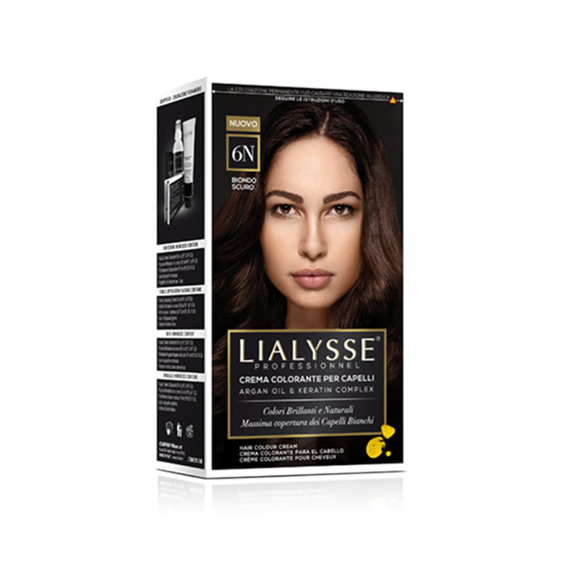Lialysse kit crema colorante 6n biondo scuro