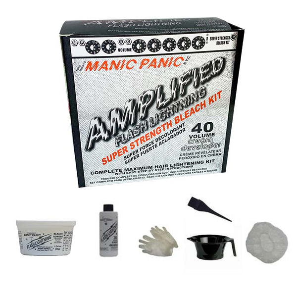 Manic panic flash lightning bleach 40 volume box kit