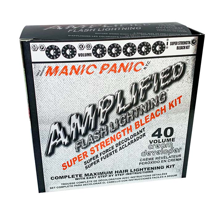 Manic panic flash lightning bleach 40 volume box kit