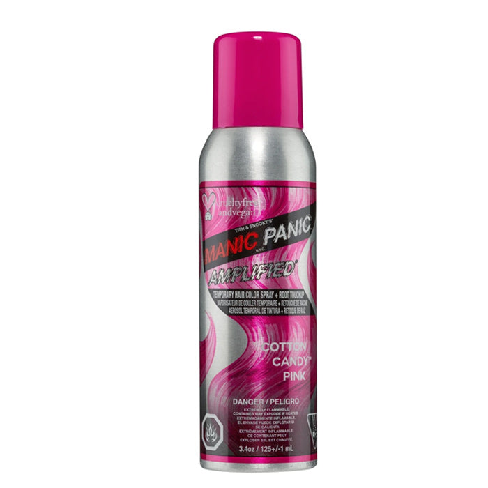 Manic panic amplified cotton candy pink temporary spray