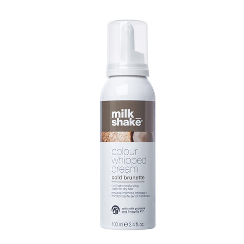 Milk shake colour whipped cream cold brunette