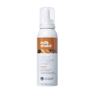 Milk shake colour whipped cream copper
