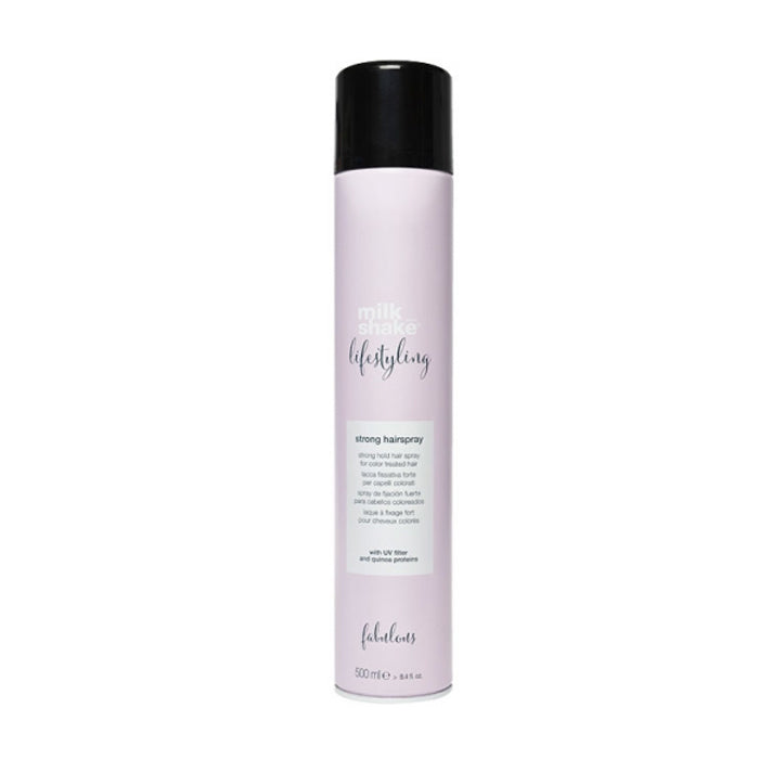 Milk shake lifestyling strong hairspray