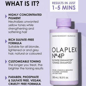Olaplex blonde enhancer toning shampoo n° 4p