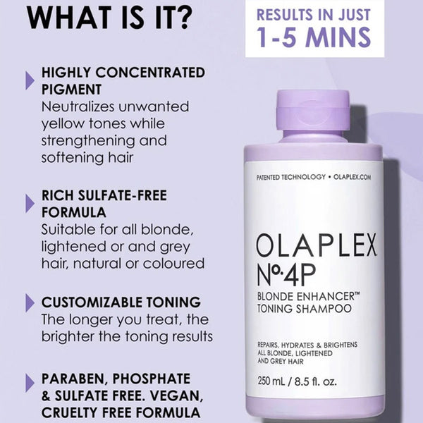 Olaplex blonde enhancer toning shampoo n° 4p