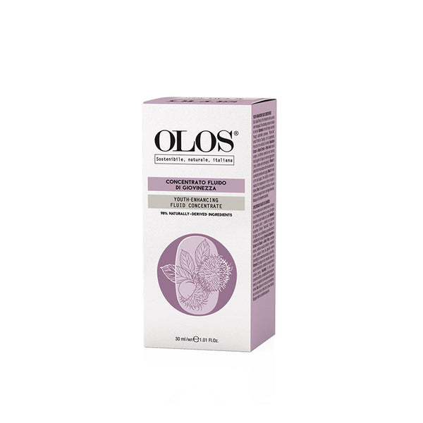 SALDI OLOS crema ristrutturante viso 50 ml e concentrato fluido di giovinezza viso 30 ml con OMAGGIO Alfaparf Semi di Lino Smoothing crema 125 ml