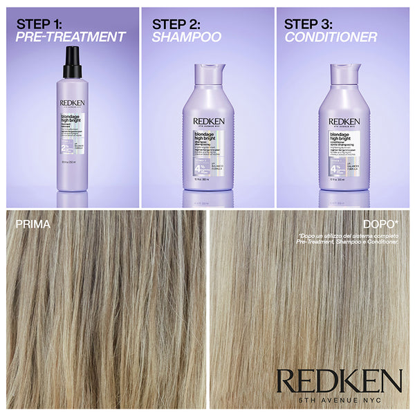 Redken high bright conditioner blonde kit