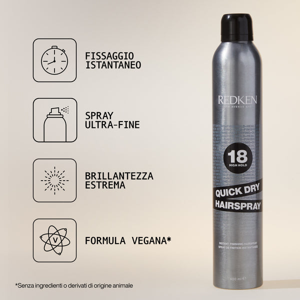 Redken quick dry 18 - hairspray