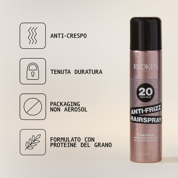 Redken pure force 20 - anti frizz hairspray