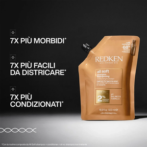 Redken all soft refill shampoo
