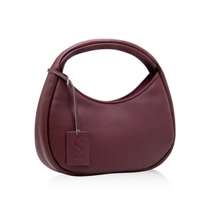 OMAGGIO: Semi di Lino Bag a spalla bordeaux