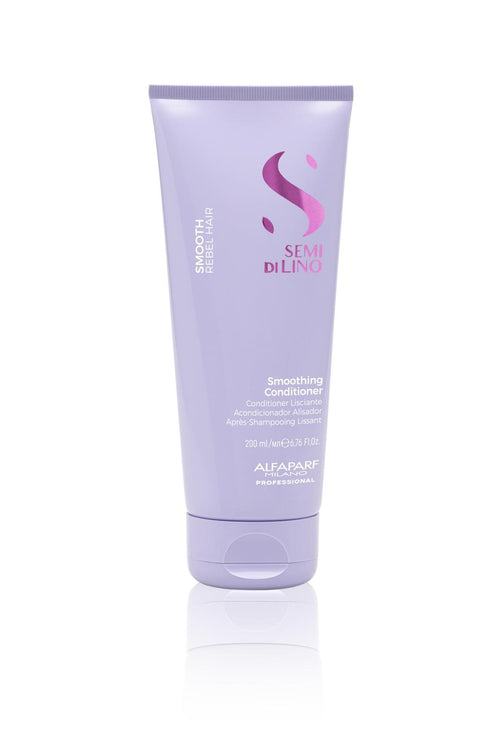 Alfaparf semi di lino smoothing conditioner - balsamo districante, controlla l'effetto crespo