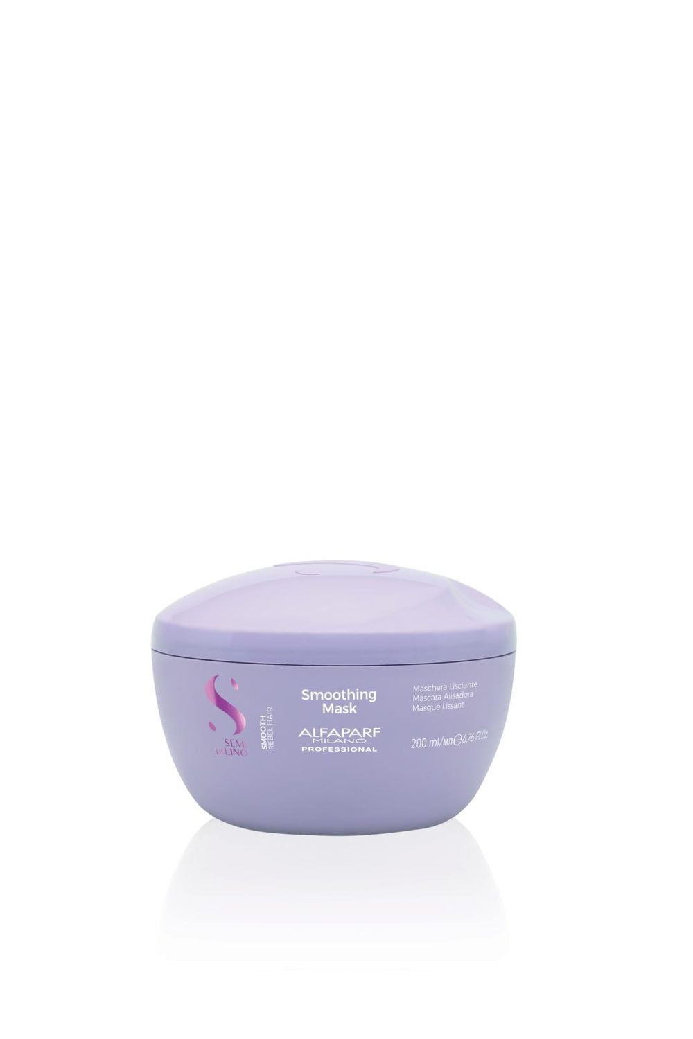 Alfaparf semi di lino smooting mask - maschera districante, che dona controllo e protegge dall'effetto crespo