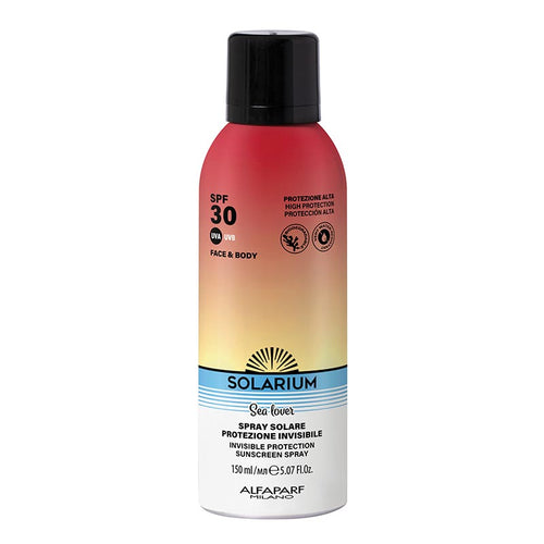 Solarium spf 30 spray solare protezione invisibile viso e corpo