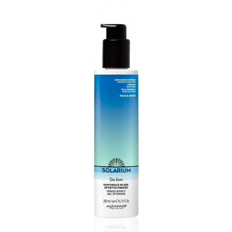 Solarium doposole in gel effetto freeze viso e corpo