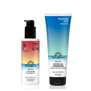 Solarium travel set SPF 30 - SPF 30 sunscreen and after-sun travel size