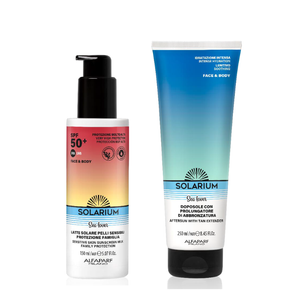 Set de viaje Solarium SPF 30 - Protector solar y after-sun SPF 30 tamaño viaje