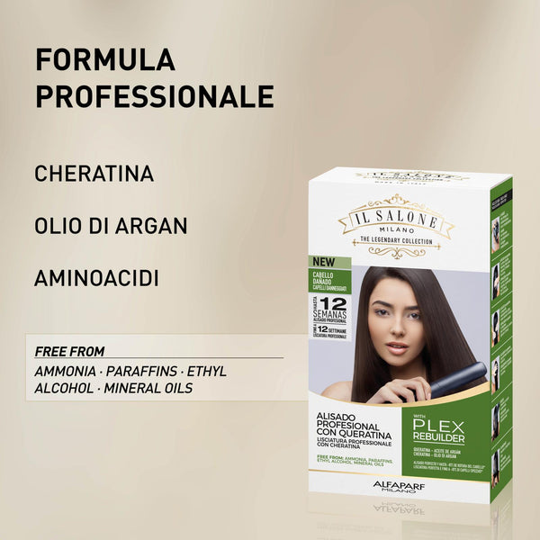 Il salone milano kit lisciante alla keratina - per capelli danneggiati