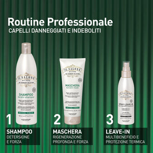 Il salone milano keratin kit (shampoo 500 ml - mask 250 ml - leave in 200 ml)