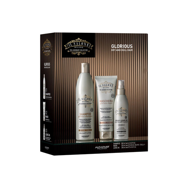 Il salone milano magnificent kit (shampoo 500 ml - mask 250 ml - leave in 200 ml)