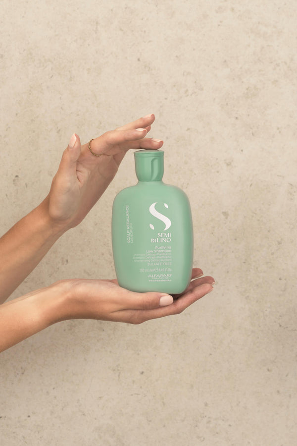 Alfaparf semi di lino scalp renew purifying low shampoo - shampoo purificante per cute con problemi di forfora secca o grassa