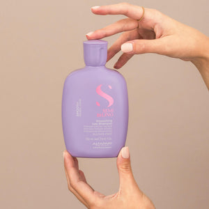 Alfaparf semi di lino smooth kit shampoo smoothing 250 ml-conditioner 200 ml - trattamento anticrespo per capelli da sottili a medi