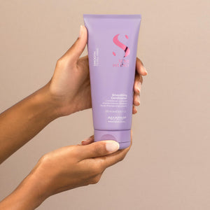 Alfaparf semi di lino smooth kit shampoo smoothing 250 ml-conditioner 200 ml - trattamento anticrespo per capelli da sottili a medi