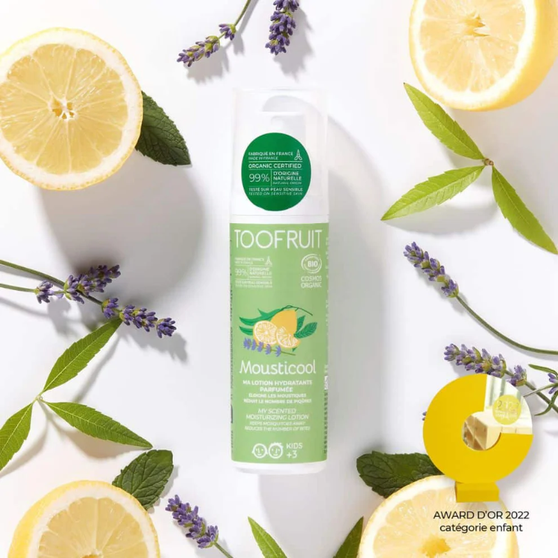 Too fruit mousticool lozione repellente zanzare limone-lavanda