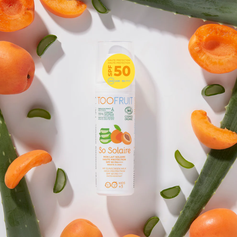 Too fruit so solaire latte solare spf50 albicocca-aloe vera