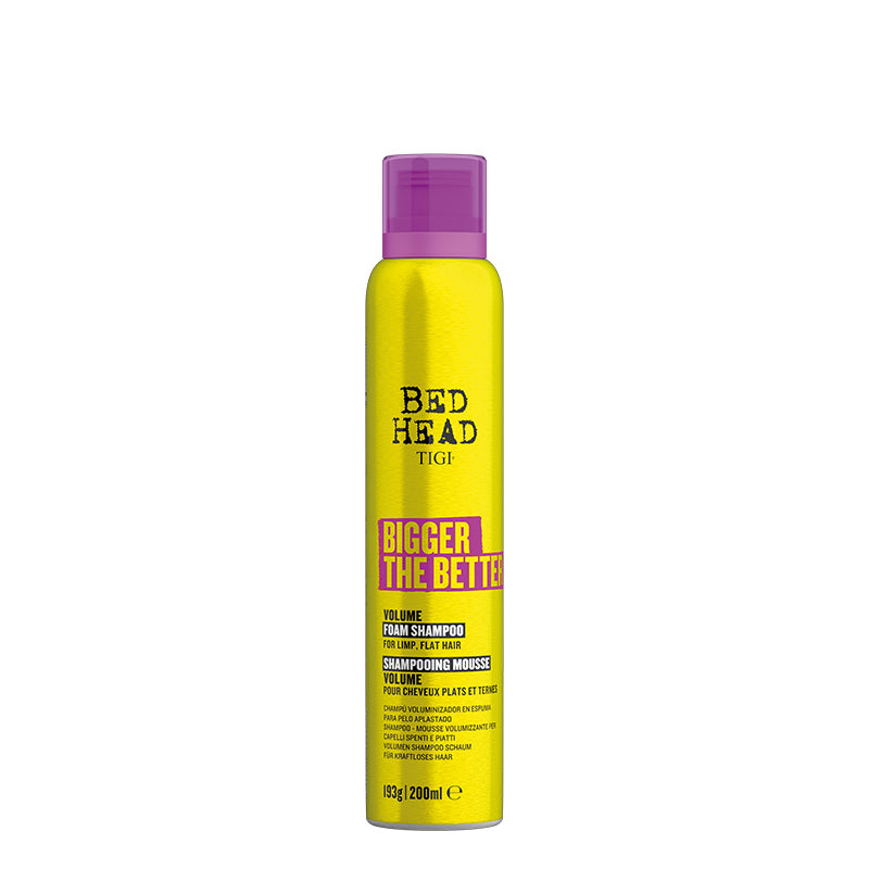 Tigi bed head bigger the better shampoo foam