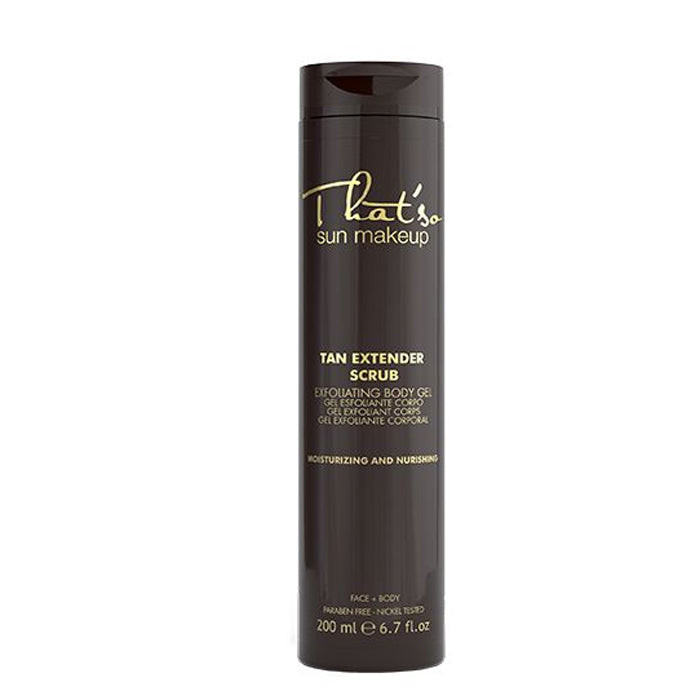 That'so sun makeup tan extender scrub