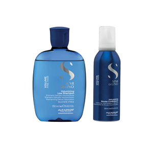 Alfaparf Milano Semi di Lino - Volumizing Low Shampoo 250 ml e Mousse Conditioner 200 ml