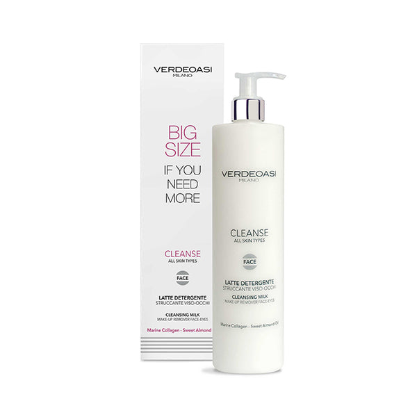Verdeoasi cleanse latte detergente struccante viso-occhi